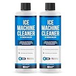 Ice Machine Cleaner 473ml, Nickel Safe Descaler | Ice Maker Machine Descaling Liquid Compatible with Whirlpool 4396808, Manitowac, Ice-O-Matic, Scotsman, Follett etc | Essential Values (2 Pack)