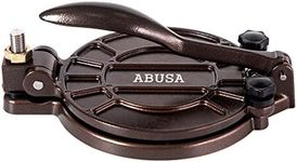 ABUSA Thickness Adjustable Tortilla Press 8 Inch Tortilla Maker Bronze - Roti, Dough Press, Dosa, Tawa, Tamale, Pizza, Pie, Patty