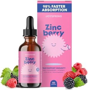 Zinc for Kids - Kids Vitamin C and Elderberry - Liquid Zinc Drops to Boost Children's Defense System