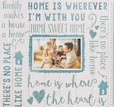 MCS MBI 13.5x12.5 Home Sweet Home Scrapbook Album with 12x12 Pages & Photo Opening (860129)