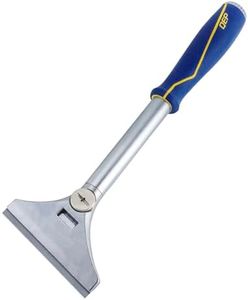 QEP 62920 4 in. Floor and Wall Razor Scraper with 5.25 in. Handle and Stainless Steel Blade