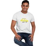 Ekchala City of Joy Kolkata Printed White T-Shirt for Men (XX-Large)