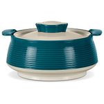 MILTON Venice 2500 Insulated Inner Stainless Steel Casserole, 2.2 litres, Marble Green | BPA Free | Food Grade | Easy to Carry | Easy to Store | Ideal for Chapatti | Roti | Curd Maker