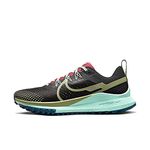 Nike Women's Pegasus React Trail 4 Trail Running Shoe, Black/Green, 5.5, Black/Green 004, 5.5