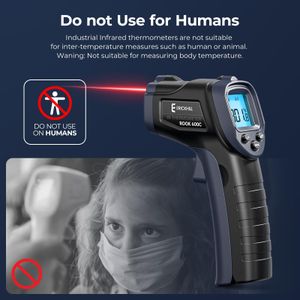 ERICKHILL Infrared Thermometer – Black/Blue Non-Contact Temperature Gun