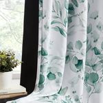 Xwincel 100% Blackout Curtains Gree