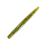 Yum Lures Dinger Classic Worm All-Purpose Soft Plastic Bass Fishing Lure - Great Texas Rigged, Wacky Style, Carolina Rigged, Pitched, Etc, Pumpkin Pepper/Green Flake, 3"