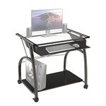 ACME 00118 Vincent Computer Desk, Silver