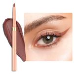 OULAC Matte Brown Eye Liner Pencils Waterproof, Smudge-proof Retractable Eyeliner Lasts 24H +, Highly Pigmented and Smooth, Long-lasting Formula, Vegan (06) Body Talk