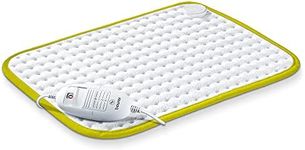 Beurer HK Limited Edition Heating Pad, Cuddly Heat Pad with 3 Temperature Levels and Automatic Shut-Off, Made in Europe, Machine Washable, 44 x 33 cm, Lime