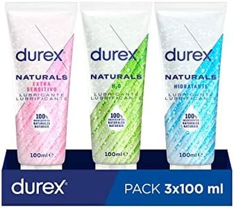Durex Naturals Lubricante Intimo Extra Sensitivo 100 ml + Hidratante 100 ml + H2O 100 ml