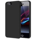 SDTEK Case For iPhone SE (Black) Slim Matte Cover Premium Matte Soft Case [Silicone TPU] iPhone SE (2016-2019) / iPhone 5s / 5