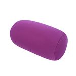 Microbead Tube Pillow, Mini Back Cushion Pillow Comfortable Throw Pillows Neck or Back Support Pillow for Travel Home Sleep (Purple),Neck Pillows