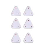 Dhasram Baby Safety Outlet Plug Cover,Electric Socket Cover, Child Proof Socket Cover, Plug Socket Cover Guards Large 15 Amp-Pack Of 6,White