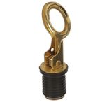 Attwood Marine Brass Handle Snap-Handle Drain Plug