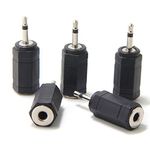 Ancable 5-Pack 2.5mm Mono Plug to 3.5mm Mono Jack Adapter for Logitech Harmony Hub and IR Blaster, IR Emitter Extenders, IR Repeaters, IR Receivers