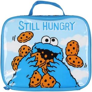 Sesame Street Still Hungry Cookie Monster All Over Insulated Lunch Box Bag Tote