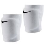 Nike Premium Dri-Fit Knee Pads (1 Pair), Essential/Streak/Varsity, Cushioning/Sweat-wicking/Unisex (Essential White - M/L)