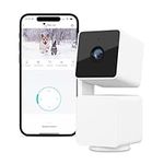 WYZE 360° Pet Camera with Phone App, Indoor/Outdoor Pan Tilt Smart Security Camera, 2.4GHz Wi-Fi 1080p, Night Vision, Up to 256GB microSD Card Slot, Works with Alexa (Cam Pan v3-No Adapter)