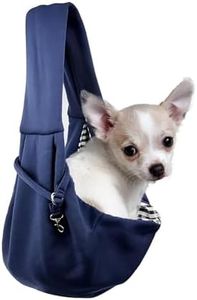 Puppy Carrier, Dog Carry Bag, Puppy Sling, Dog Sling, Cat Sling with Pocket, Dog Sling Carrier, Puppy Carrier Sling, Dog Carrier Sling, for Small Dogs and Cats, Outdoor Walking Travel Shopping