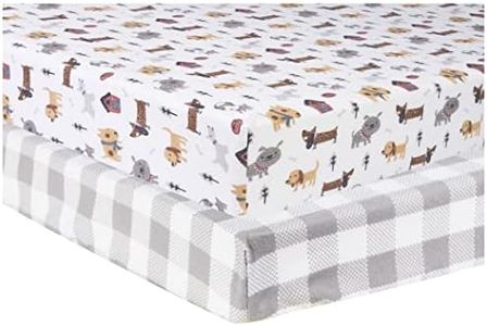 Dog Park Lot de 2 draps de jeu en flanelle