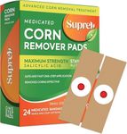 Corn Removers for Toes Feet Bandages: Corn Cushions and Small Callus Removal with 40% Salicylic Acid Long Adhesive - for Adult Seniors Nurses Hikers Athletes Men Women