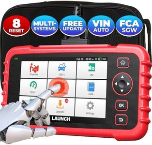 LAUNCH OBD2 Scanner CRP129X Elite 2024, FCA AutoAuth Car Scanner,8 Resets Scan Tool, 4 Systems Diagnostic Scanner, Multiple PIDs, AutoVIN, Battery Test, Lifetime Free Updates, 5 Years Backup