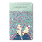 Compendium Softcover Journal - Sometimes the most important thing in a whole day is the rest we take between two deep breaths... – A Write Now Journal with 128 Lined Pages, 5”W x 8”H