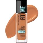 Maybelline New York Fit Me Matte + Poreless Foundation Makeup, For Normal to Oily Skin, Spicy Brown 338, 1 fl oz