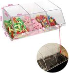 NEW PICK N MIX SWEET ACRYLIC DISPENSER DISPLAY STACKING BIN HOLDER (MEDIUM)