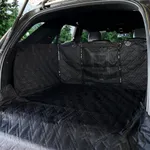 Bulldogology Cargo Liner for SUV - Heavy Duty Pet Trunk Liner Cargo Cover - Waterproof Cargo Cover for Dogs Hair, Muddy Paws - Protector Cargo Mats for Back of SUV (X-Large, Black)