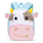 UBORSE Toddler Backpack for Boys Girls Cartoon Plush Children's Backpack Cute Animal Kids School Bags for 1-6 Years Kids