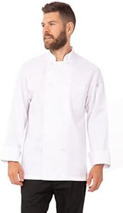 Chef Works Women's Le Mans Chef Jacket, White, Large