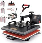 CREWORKS 8 in 1 38X38CM Heat Press 