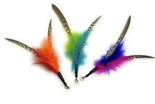 Purrs Feather Spinning Attachments 3 PACK UK made Fits PurrSuit,DaBird & Frenzy Wand Cat Toys
