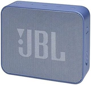 JBL GO Essential Portable Waterproof Bluetooth Speaker, Up to 5 Hours of Playback, Blue