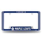 Rico Industries NHL Toronto Maple Leafs Classic 12" x 6" Chrome All Over Automotive License Plate Frame for Car/Truck/SUV