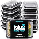 [10 Pack] 1 Compartment BPA Free Re