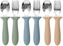 Eascrozn Toddler Utensils, 6 Pack k