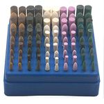 Oudtinx Polishing Grinding Wheels Wool/Sesame/Rubber/Cowhide Grinding Tools- Mixed Set 3mm Shank-100 Pieces