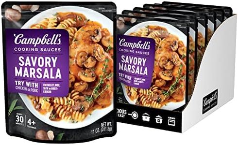 Campbell's Cooking Sauces, Savory Marsala, 11 Oz Pouch