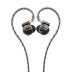 FIIO FD3 Earphones in-Ear Earbuds High Resolution 1DD Bass Heavy MMCX Connector (Black)