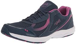 RYKA Women's Dash 3 Walking Shoe, Navy/Pink, 7 M US