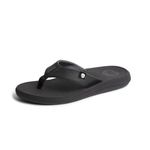 Reef Men's Phantom Nias Flip-Flops Black/Grey, Size 10M