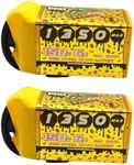 CNHL Speedy Pizza 1350mAh 6S Lipo Battery 22.2V 150C with XT60 Plug for FPV Racing Rc Quadcopter Helicopter Airplane (2 Packs)