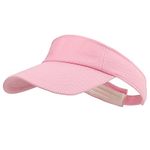 MK MATT KEELY Sun Visor Hat Sports Adjustable Baseball Cap with Outdoor UV Protection for Women Men Pink