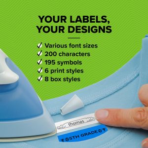 Dymo LetraTag LT-100H Handheld Label Maker Starter Kit – Plastic, Paper & Clear Tape
