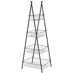 Wire Basket Stand for Kitchen and B