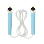 DTR Creation Astronaut Jump Rope for Kids – Blue Cute Cartoon Skipping Rope with Soft Foam Handles | Adjustable PVC Jumping Rope for Boys & Girls | Indoor Outdoor Fitness Toy & Gift