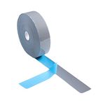 Elastic Silver Reflective Tape Iron On Fabric Heat Transfer Vinyl Film DIY (25mm x 10m)